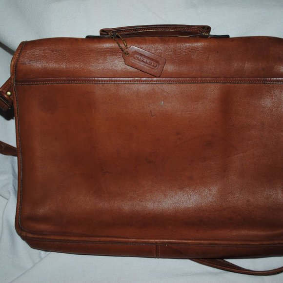 Vintage COACH  Leather Briefcase/Small laptop bag - Picture 4 of 6